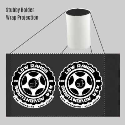 Stubby Holder - Tyre Logo - Charcoal Grey Thumbnail