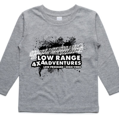 Kid's/Youth Long T-Shirt - Tyre Track Logo Thumbnail