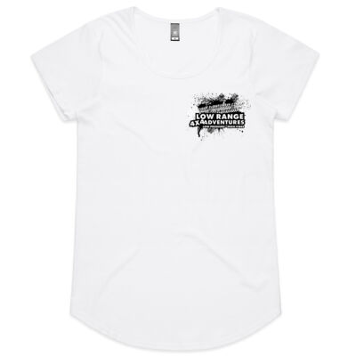 Women' T-Shirt - Tyre Track Logo - Scoop Neck Thumbnail